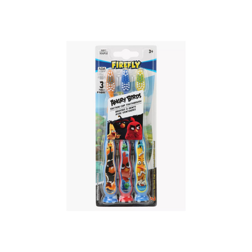 Angry ANGRY BIRDS 3 PACK SOFT TOOTHBRUSHES AGES 3 PLUS