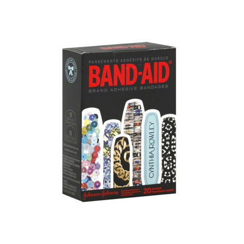 Band-Aid BAND-AID BRAND ADHESIVE BANDAGES CYNTHIA ROWLEY JOHNSON & JOHNSON 20 ASSORTED SIZE BANDAGES