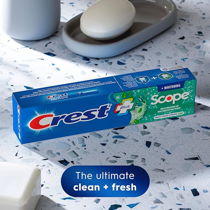 Crest Crest Whitening Plus Scope Toothpaste, Minty Fresh, 50ML