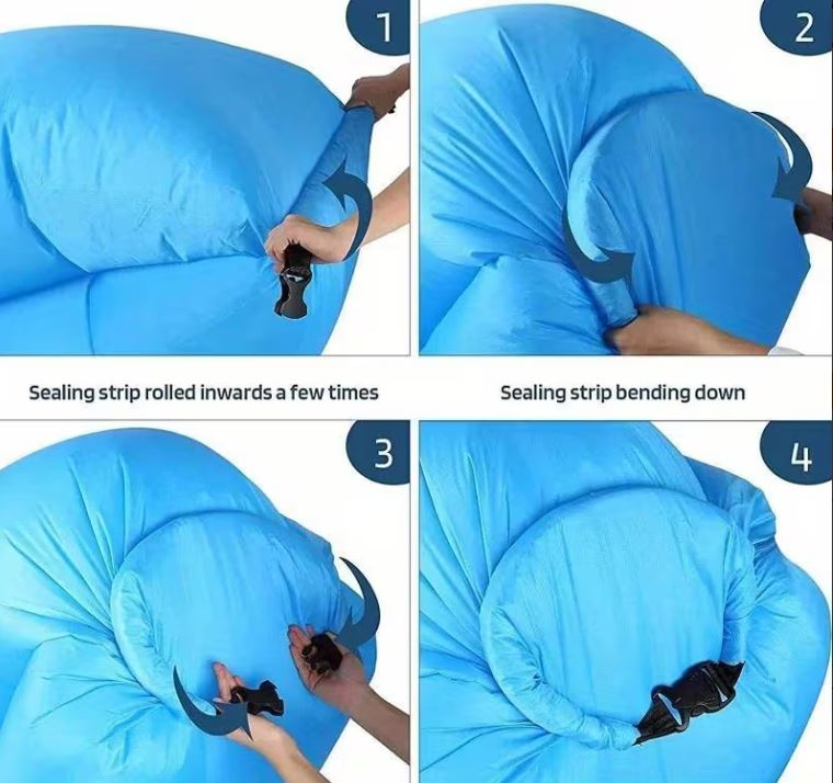 Cloud-Lounge Inflatable Air Sofa – Portable Waterproof Lounger
