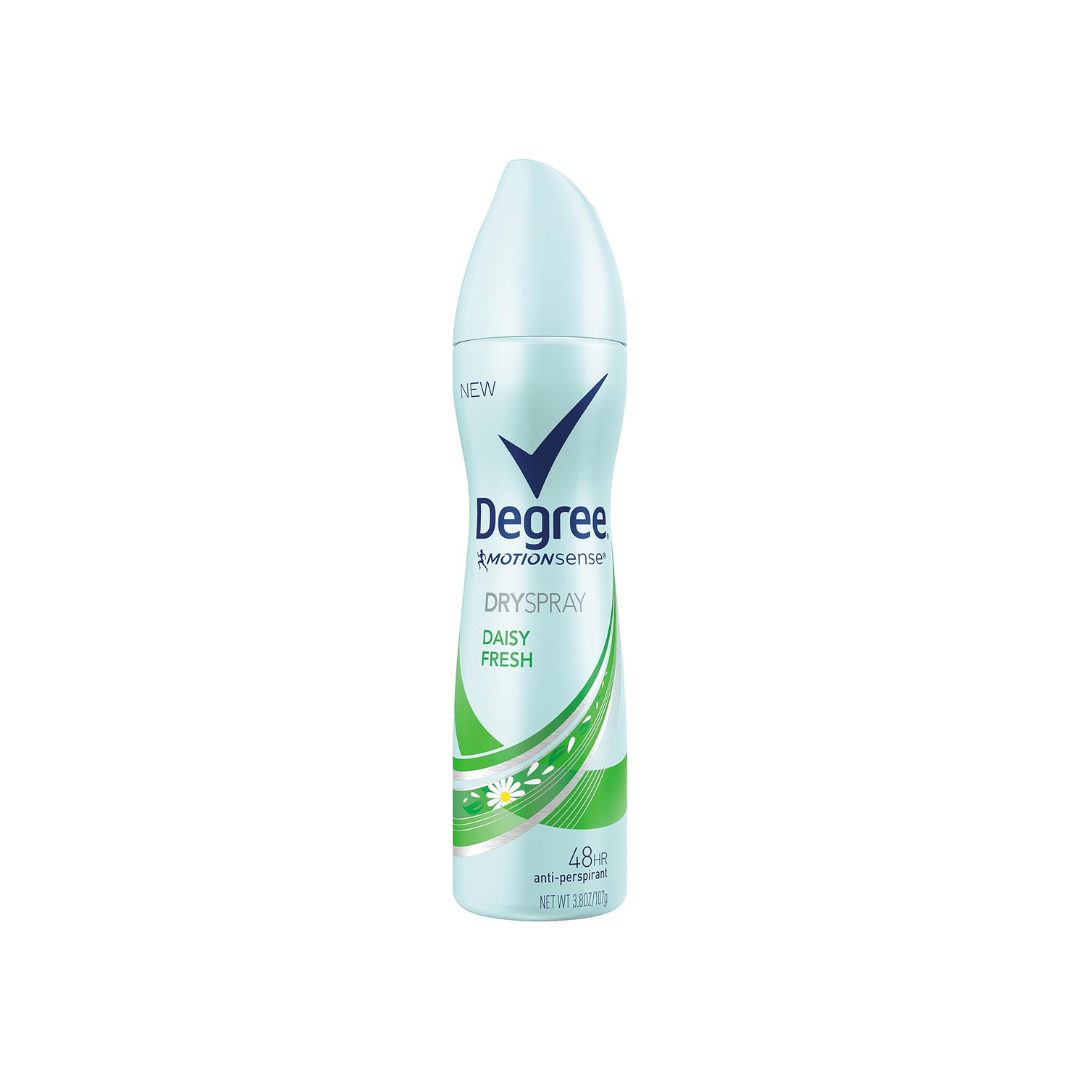 Degree DEGREE LADIES BODY SPRAY DAISY FRESH SCENT 107G 48 HOUR PROTECTION MADE IN CANADA