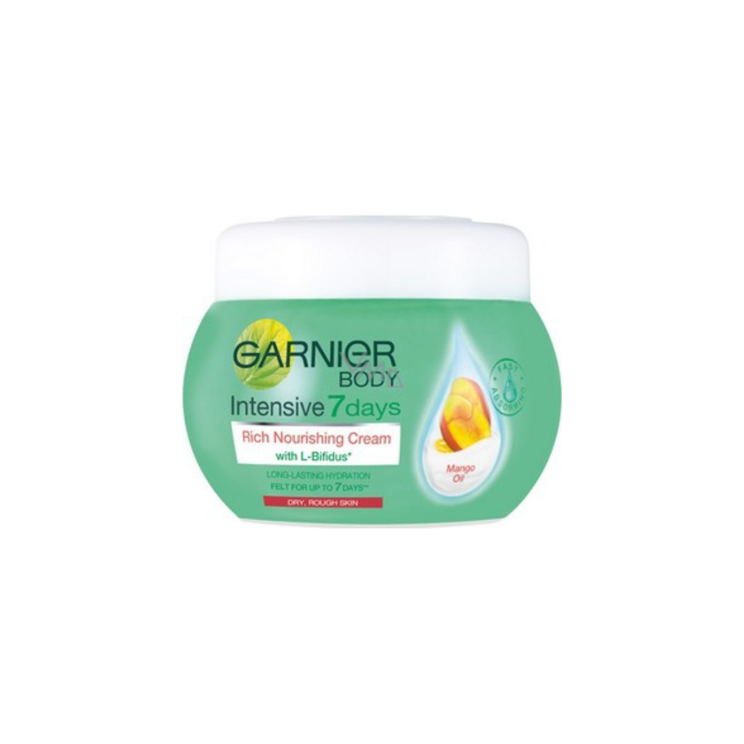 Garnier GARNIER RICH NOURISHING CREAM WITH L-BIFIDUS MANGO OIL 300ML HAIR MASK