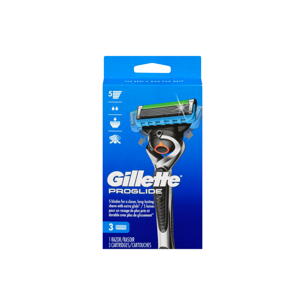 Gillette Gillette Handle With 3 Razor Set for Men Chill/Proshield/Proglide - image 3
