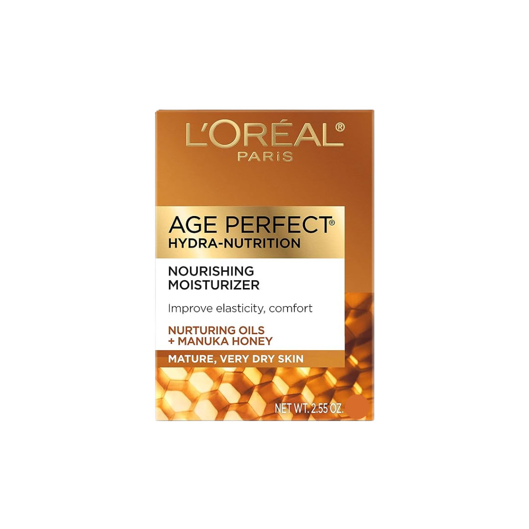 L'Oréal Loreal Paris Skincare Age Perfect Hydra-Nutrition Day Cream with Manuka Honey Extract...