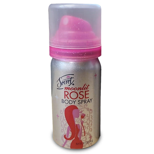 Secret SECRET BODY SPRAY MOONLIGHT ROSE 14G TRAVEL SIZE FOR LADIES