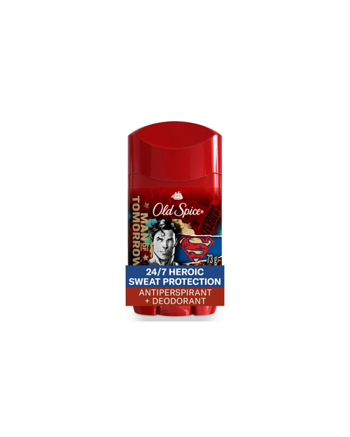 Old Spice Old Spice Antiperspirant and Deodorant for Men, 24/7 Freshness, Long Lasting Sweat and Odor Protection, Smell Like a Hero, Superman, Bright Citrus and Cosmos Scent, 73G