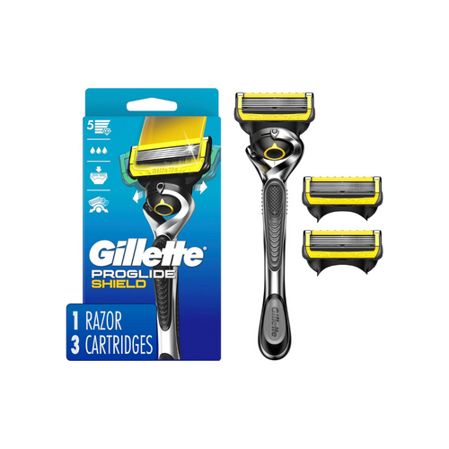 Gillette Gillette Handle With 3 Razor Set for Men Chill/Proshield/Proglide - image 2