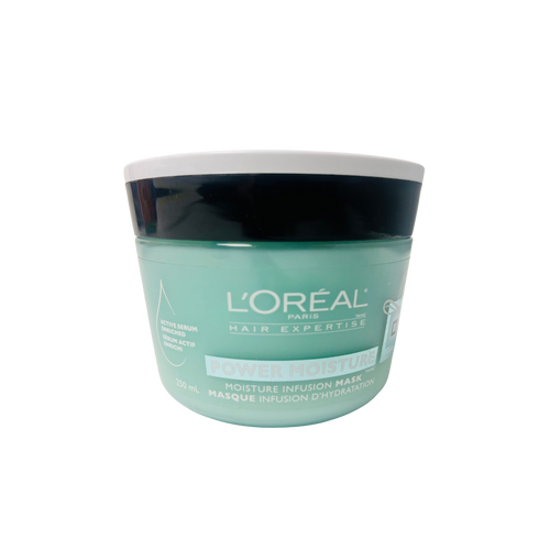 L'Oréal LOREAL HAIR EXPERTISE POWER MOISTURE INFUSION HAIR MASK 250ML SMOOTHEN HAIR LIKE SILK