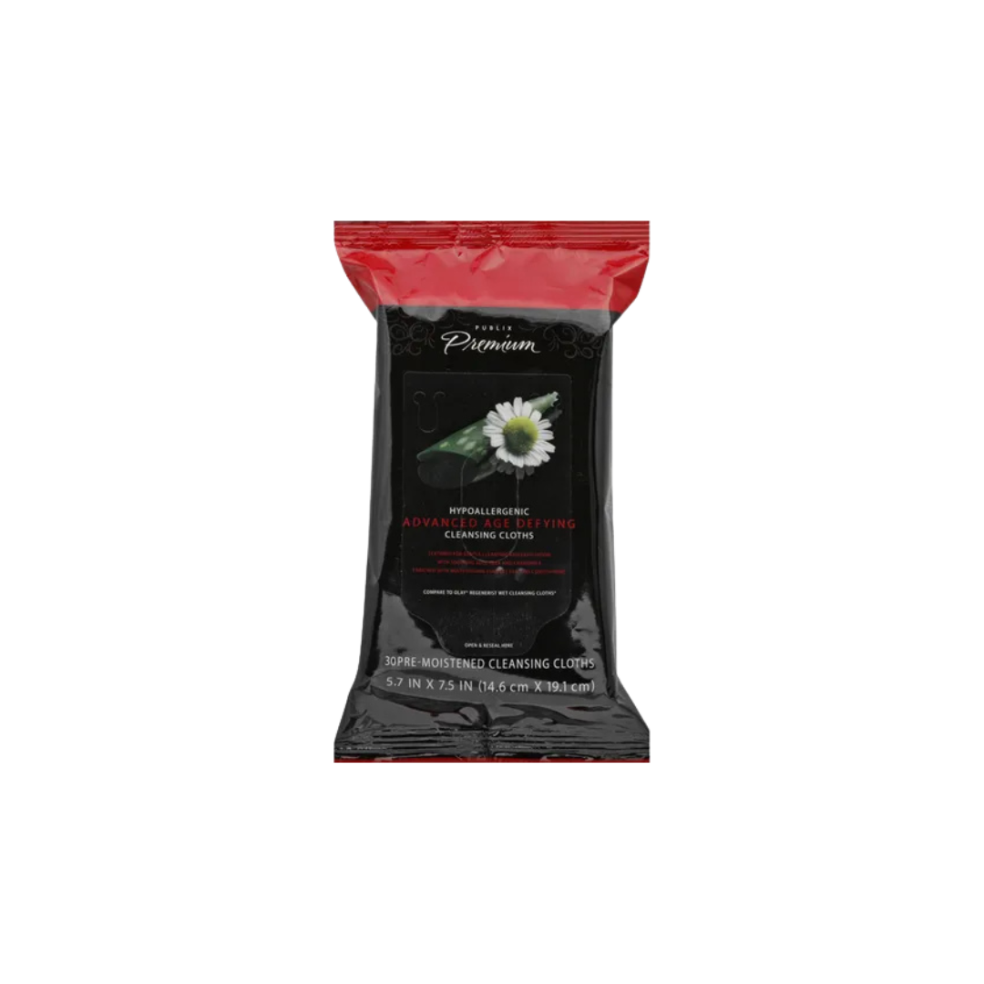 Premium PREMIUM HYPOALLERGENIC ADVANCED AGE DEFYING CLEANSING CLOTH 30 CT